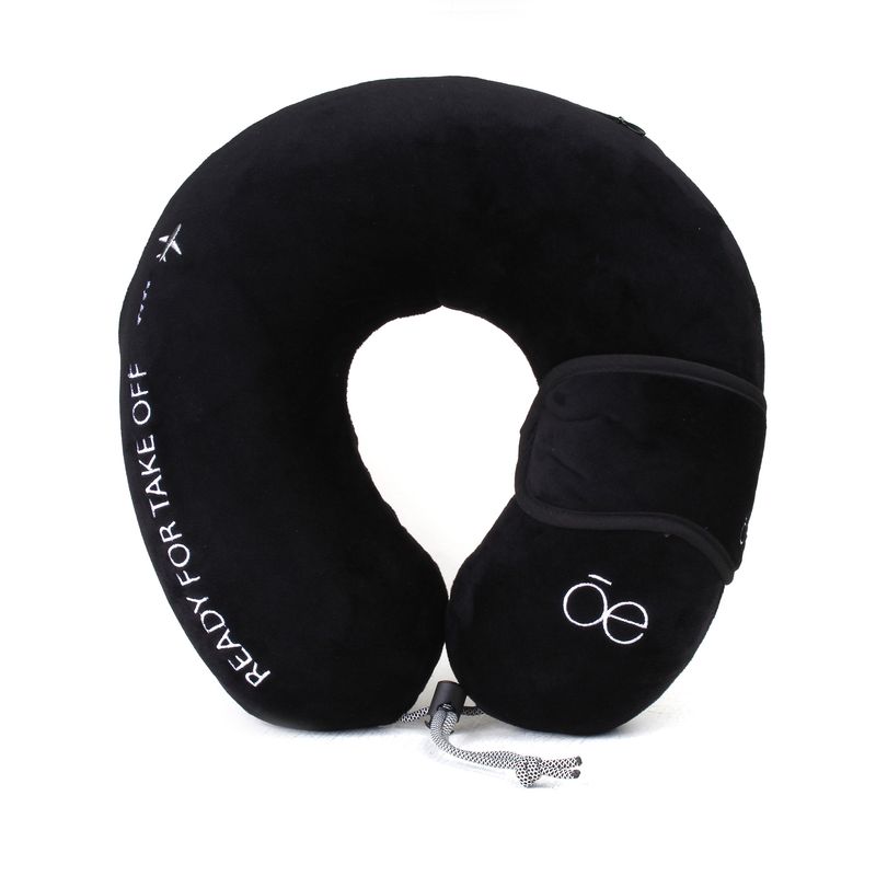 Almohada-de-Viaje-Ergonomica-en-Color-Negro-|-Cloe