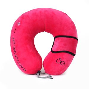 Almohada de Viaje Ergonómica en color Rosa