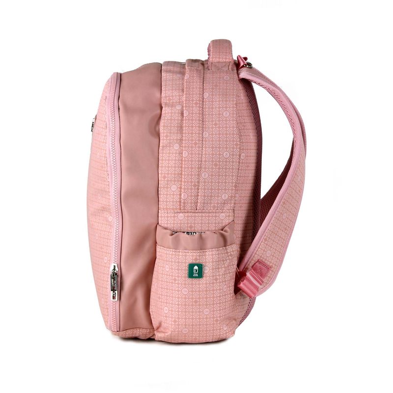 Pañalera Original Tipo Mochila Keababies Rosa Gris