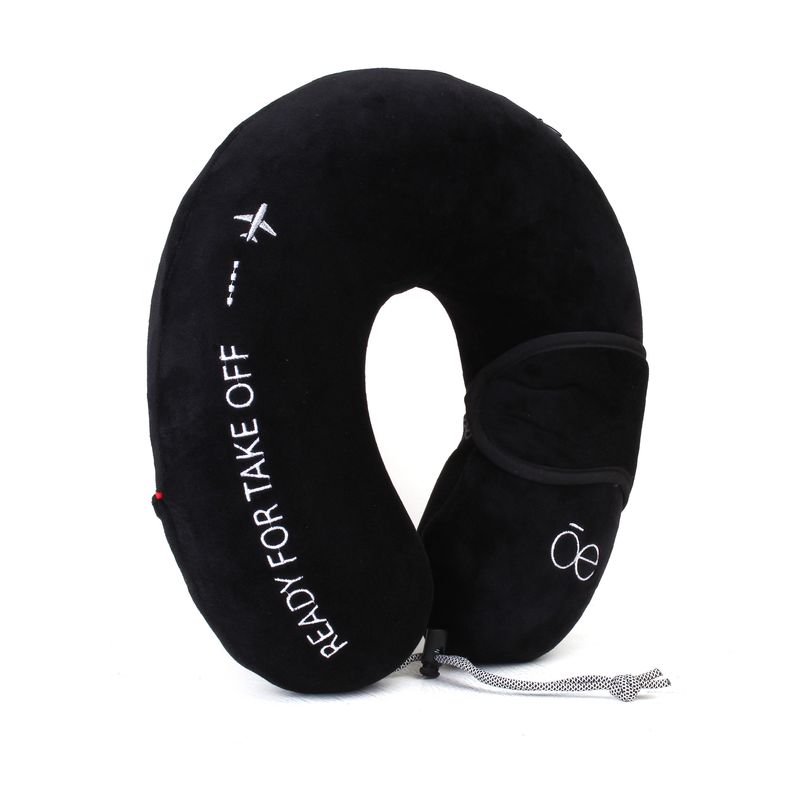 Almohada-de-Viaje-Ergonomica-en-Color-Negro-|-Cloe