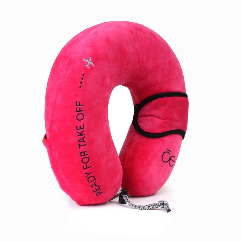 Almohada De Cuello Para Viaje Rosa Topsoc