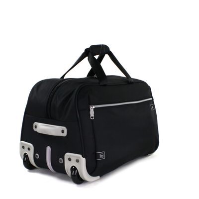 Duffle Bag con Ruedas en Color Negro