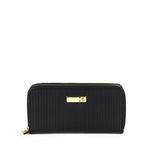 Cartera-Doble-Cierre-con-Acabado-de-Relieve-en-Color-Negro-en-Color-Negro-|-Cloe