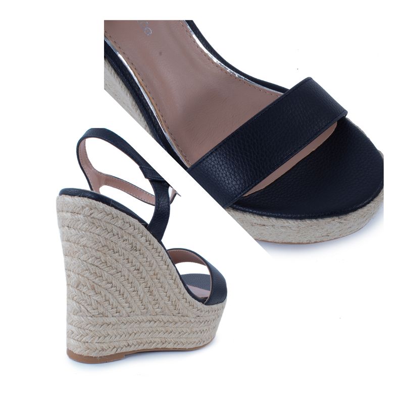 Sandalias plataforma azul online marino