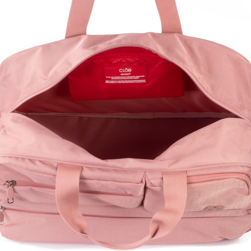 Equipaje-Duffle-bag-Textil-Estampado-Monogramas-color-Rosa-en-Color-Rosa-|-Cloe