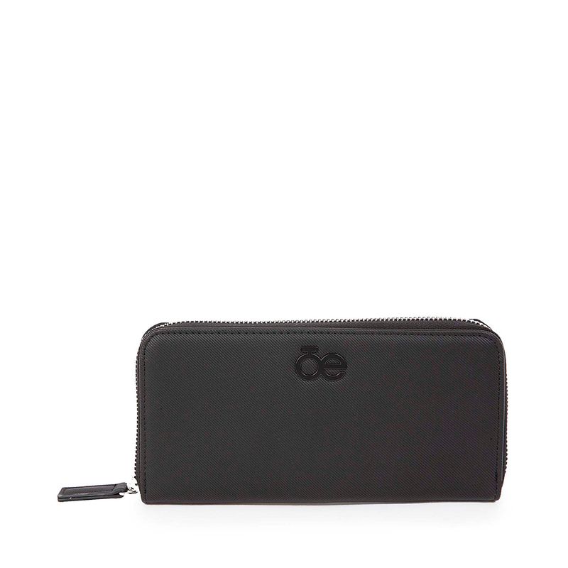 Cartera-Grande-Cierre-Sencillo-color-Negro-en-Color-Negro-|-Cloe