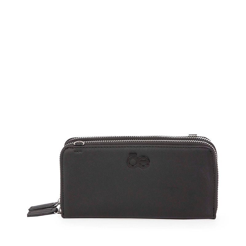 Cartera-Grande-Cierre-Doble-color-Negro-en-Color-Negro-|-Cloe