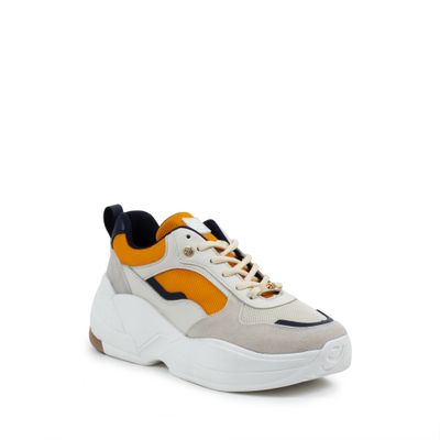Tenis Chunky Color Block color Blanco