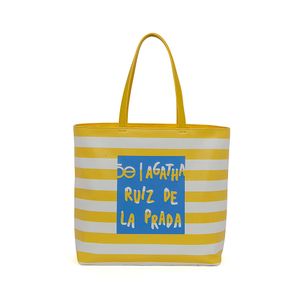 Bolsa Tote Cloe By Ágatha Ruiz de la Prada 3-en-1 color Amarillo