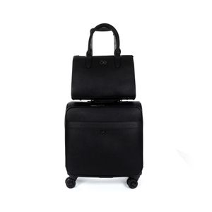 Set Maleta (16") Underseat y Bolsa Satchel color Negro