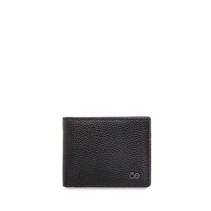 Cartera Flap Chica Piel Genuina con Accesorios color Negro