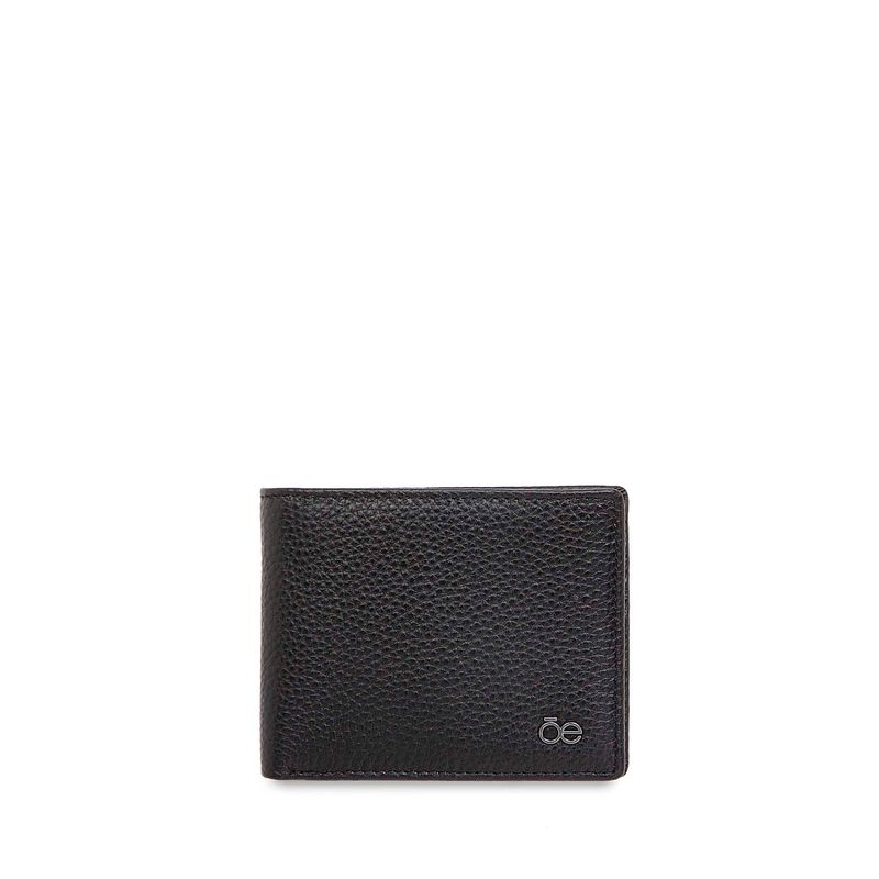 Cartera-Flap-Chica-Piel-Genuina-con-Accesorios-color-Negro-en-Color-Negro-|-Cloe