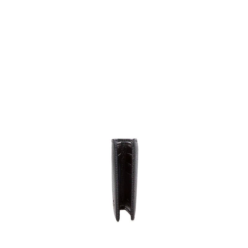 Cartera-Flap-Chica-Piel-Genuina-con-Accesorios-color-Negro-en-Color-Negro-|-Cloe