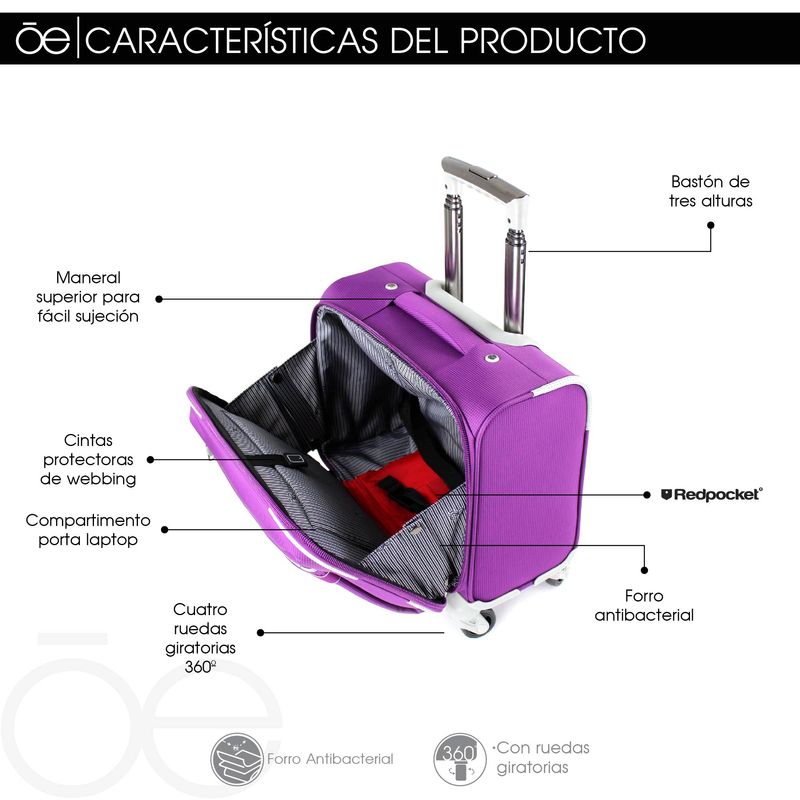 -Maleta-Chica--16----de-Cabina-Material-Textil-Resistente-al-Agua-color-Negro--en-Color-Negro-|-Cloe