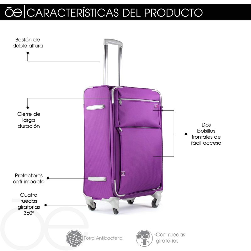 -Maleta-Mediana--24----para-Documentar-Material-Textil-Resistente-al-Agua-color-Morado--en-Color-Morado-|-Cloe