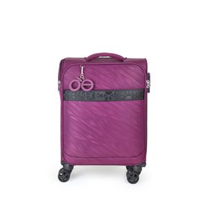 Maleta Chica 20 plg de Cabina Textil color Morado