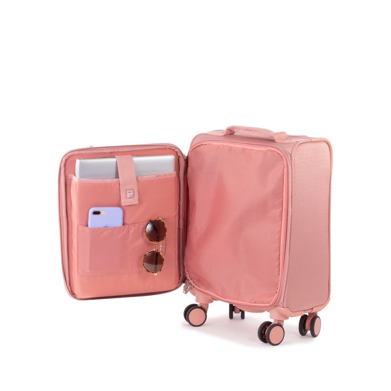 -Maleta-Chica--16----de-Cabina-Material-Textil-color-Rosa--en-Color-Rosa-|-Cloe