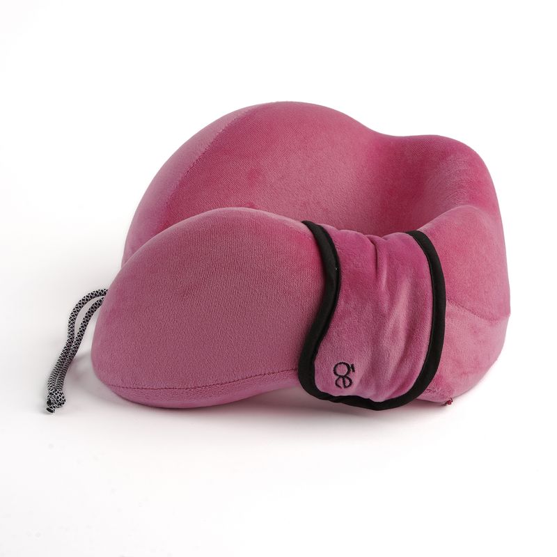 Almohada-Ergonomica-con-Antifaz-y-Bolso-color-Rosa-en-Color-Rosa-|-Cloe
