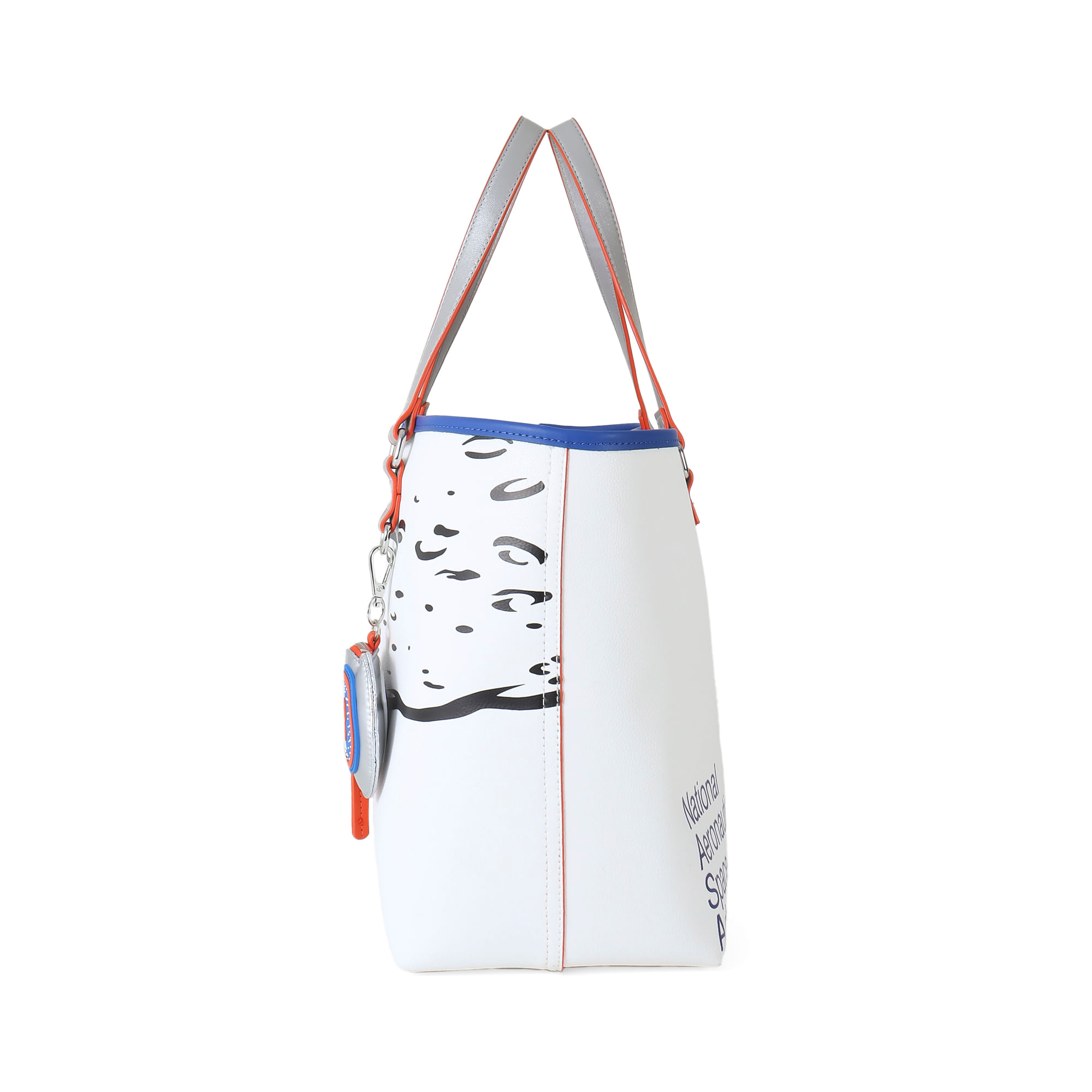 Bolsa Tote NASA Monedero Desprendible color Blanco CLOE MX