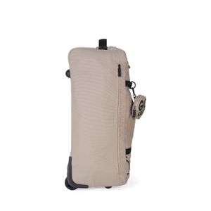 Duffle Bag Mediano 24 plg con Ruedas Material Reciclado color Beige