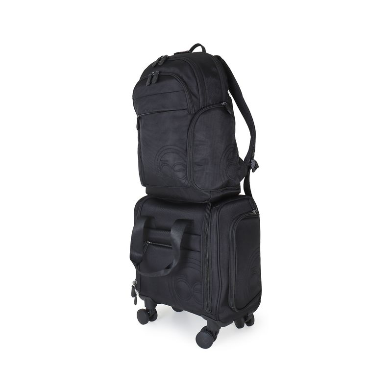 Pack Maleta Cabina + Mochila Travel Negro