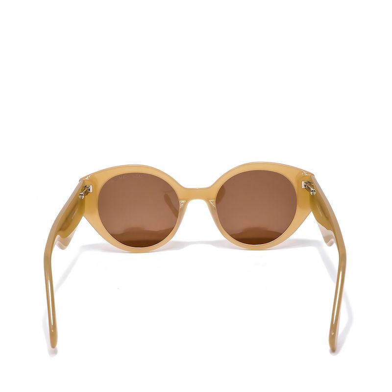 Lente Solar con Armazon de Acetato color nude