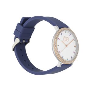 Reloj con Correa de Caucho color Azul