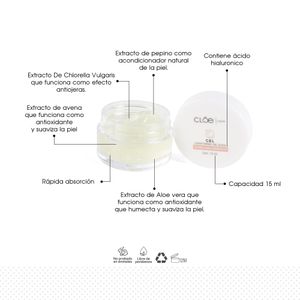 Gel Contorno de Ojos Ácido Hialurónico 15 ml