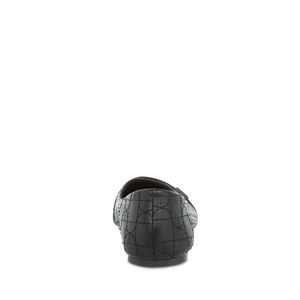 Flat Puntal Monograma Bordado color Negro