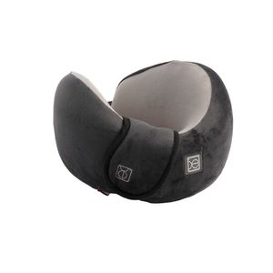 Almohada Ergonómica con Antifaz color Gris