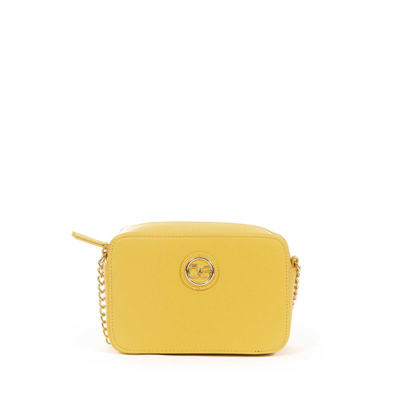 Bolsa Crossbody con Asa de Cadena en color Amarillo