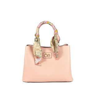 Bolsa Tote  color Nude con Mascada