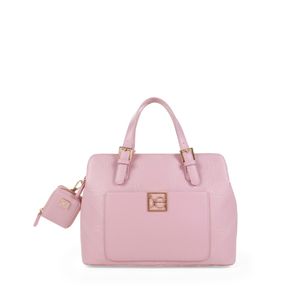 Bolsa Satchel Mediana con Monedero color Rosa