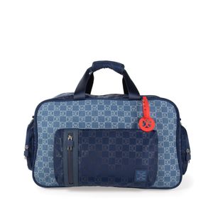 Duffle Bag Textil Apilable color Azul Marino