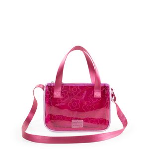 Bolsa Satchel para Niña Estampado de Flores color Rosa