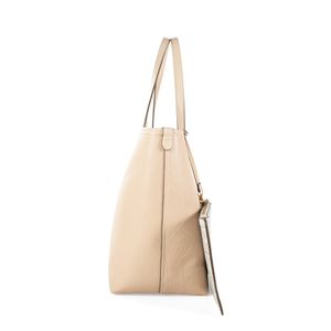 Bolsa Tote Grande con Pouch color Nude