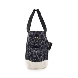 Pañalera Tote Grande Textil con Accesorios color Negro