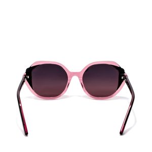 Lente Solar Forma Hexagonal con Armazón de Acetato color Morado