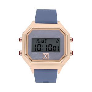 Reloj Digital para Dama con Madre Perla en Caratula color Azul
