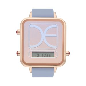 Reloj Digital para Dama con Cristal de color Similar Al Extensible color Azul