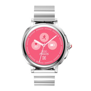 Smartwatch C1 con Extensible de Acero Inoxidable color Plata