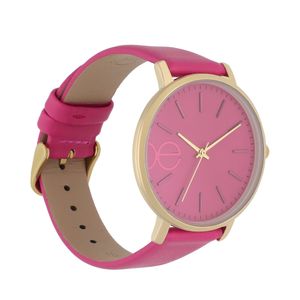 Reloj para Dama con Caratula Del Mismo color Del Extensible color Rosa