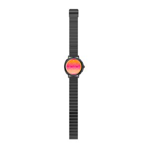 Smartwatch C1 con Extensible de Acero Inoxidable color Negro