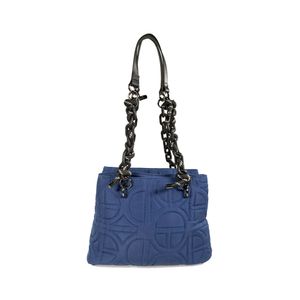Bolsa Satchel Mediana Textil color Azul Marino