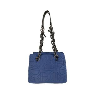 Bolsa Satchel Mediana Textil color Azul Marino