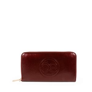 Cartera Cierre Sencillo con Maneral color Rojo Tinto