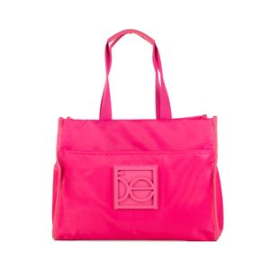 Pañalera Tote Nylon con Accesorios color Magenta