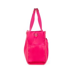 Pañalera Tote Nylon con Accesorios color Magenta