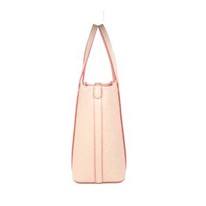 Bolsa Tote Grande Con Pouch Color Rosa