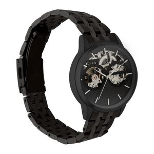 Reloj Automático De Acero Inoxidable Para Caballero Color Negro